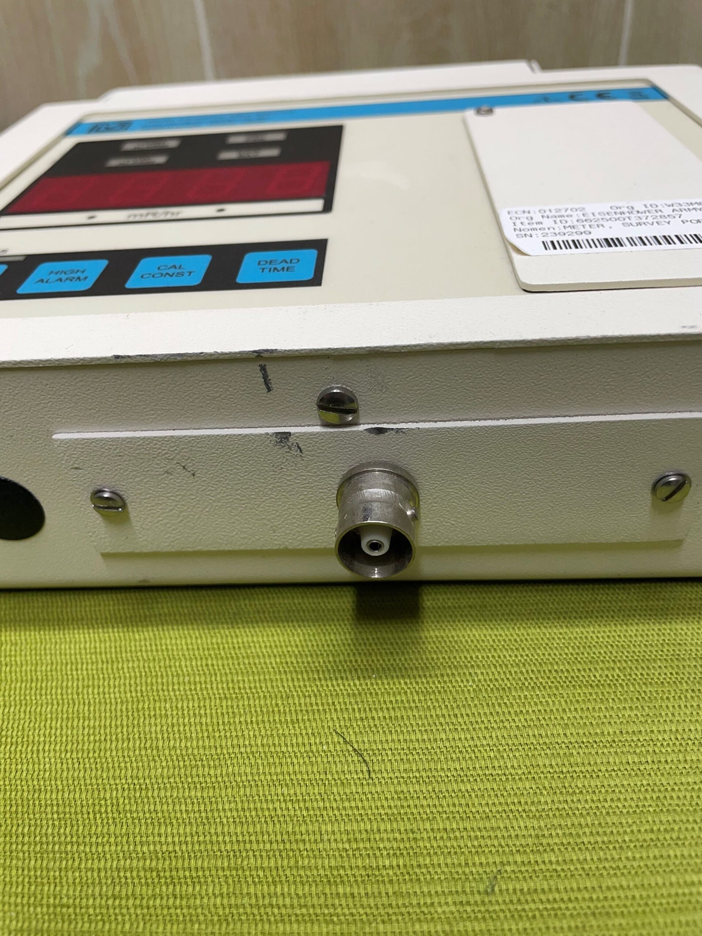 Ludlum Model 375 Digital Wall-Mount Area Monitor