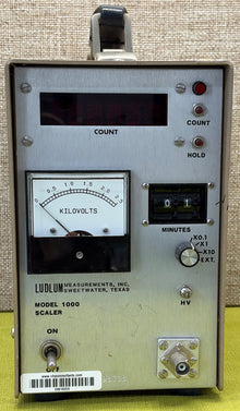 Ludlum Model 1000 Digital Scaler with adjustable HV, BNC Connection