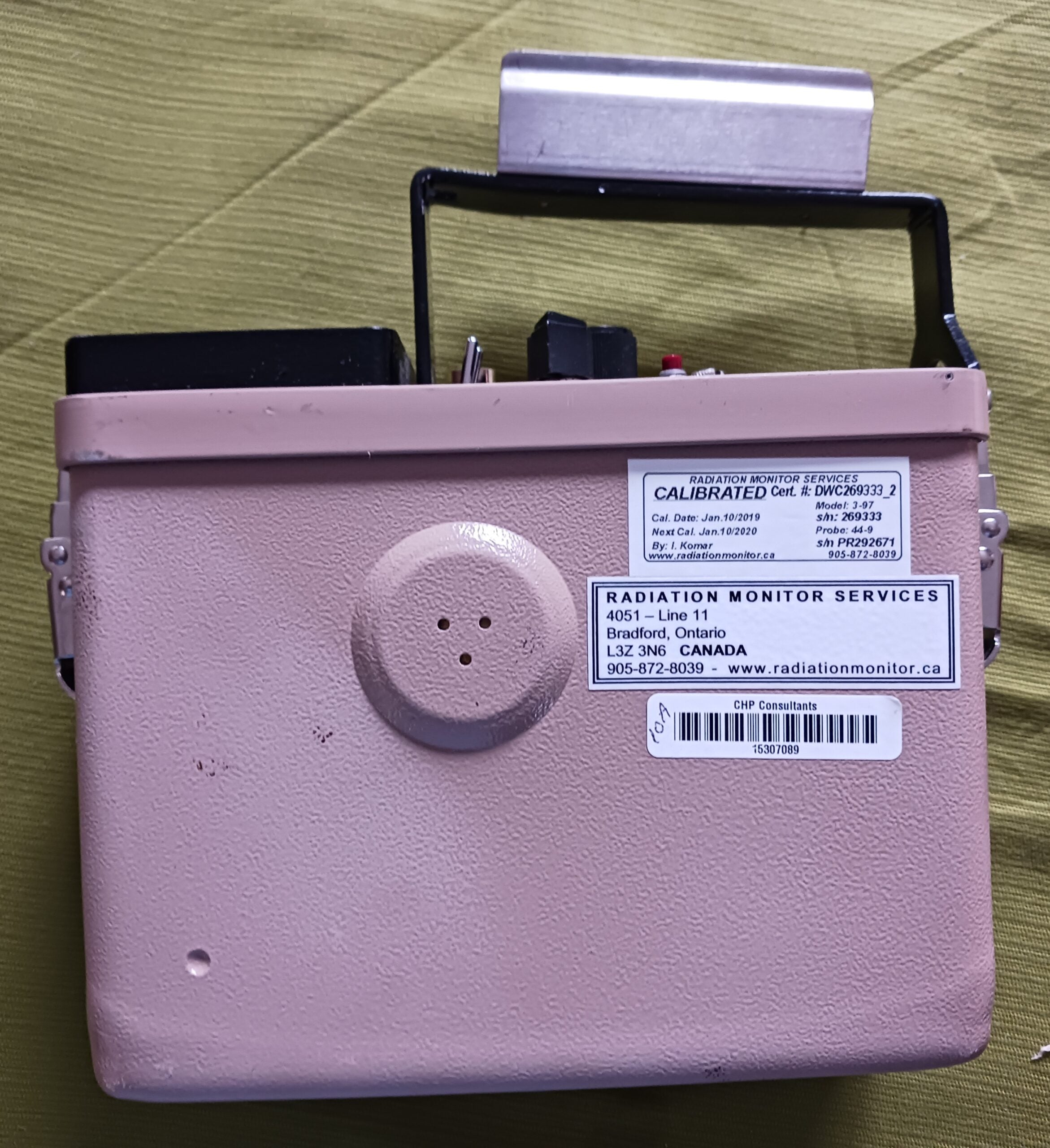 Ludlum Model 3-97 Gamma Survey Meter | Ludlum – CHPConsultants