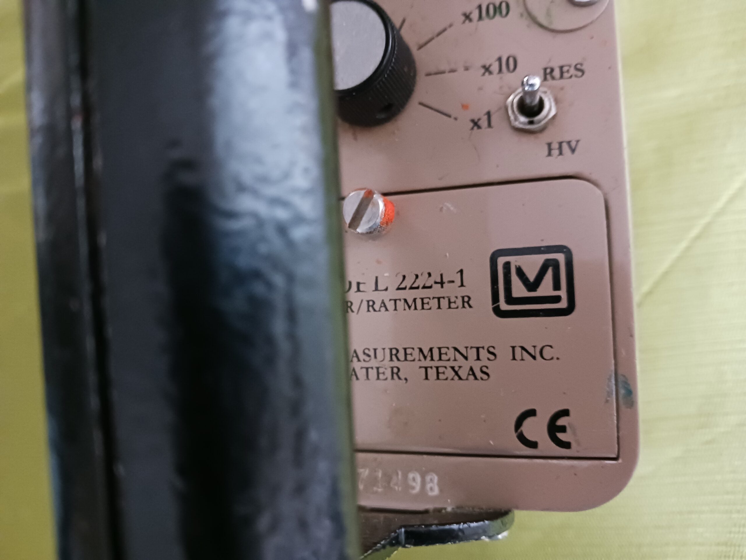 Ludlum Model 2241-2Survey Meter、プローブセット｜Softsync.io