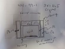 Ludlum model 44-99-1, 3x1 NaI Crystal