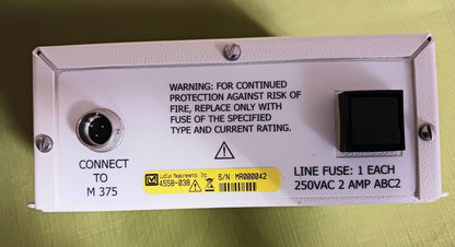 Mains Relay Box wired for AC input power cord by Ludlum Measurements