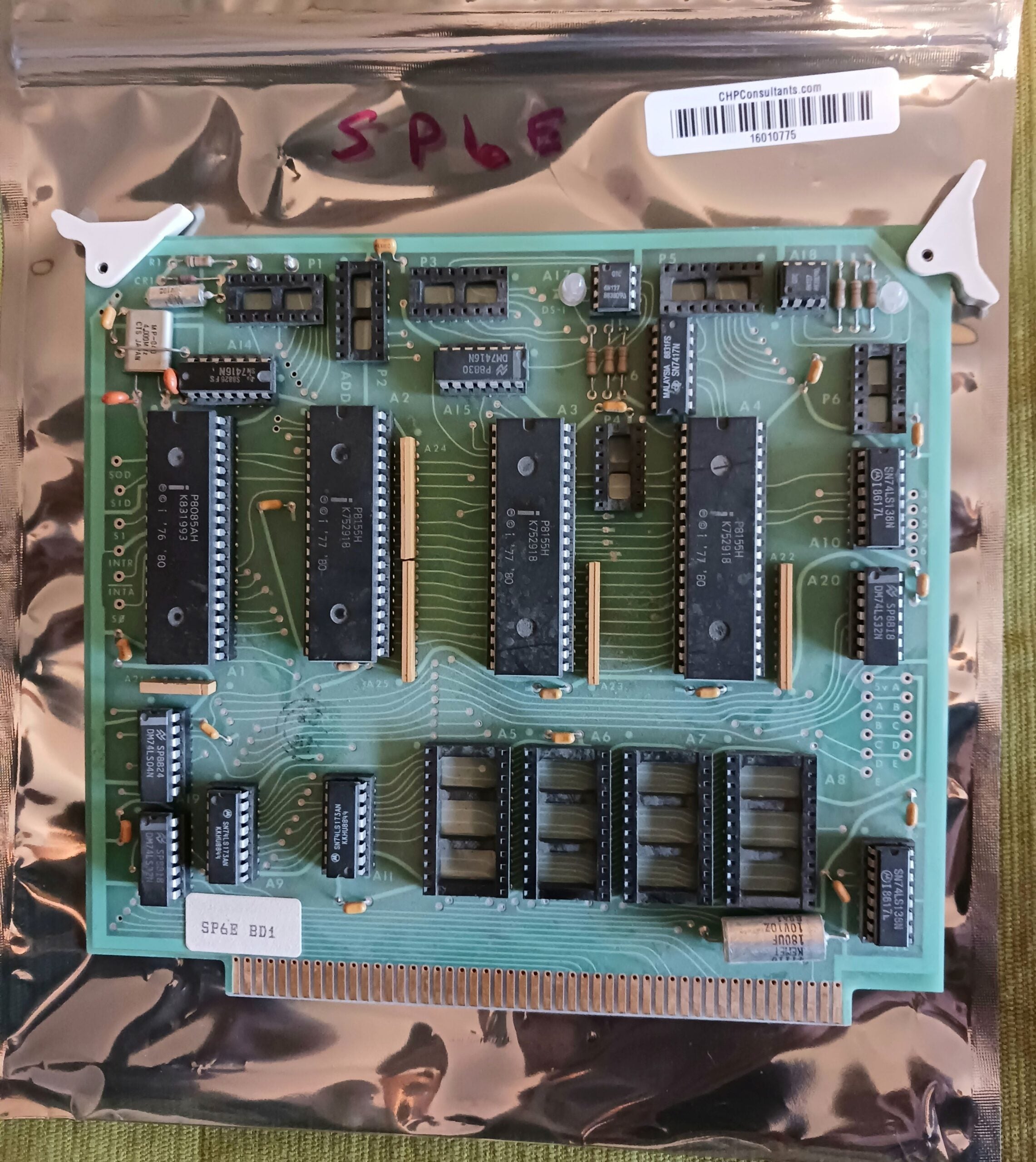 EBERLINE 10963-C01C, PCM1B or PCM1C SP6E BD1 circuit board, memory II