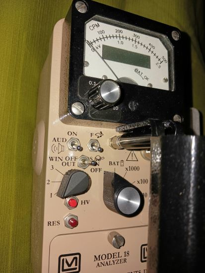 Ludlum Model 18 General Purpose Survey Meter-Like new