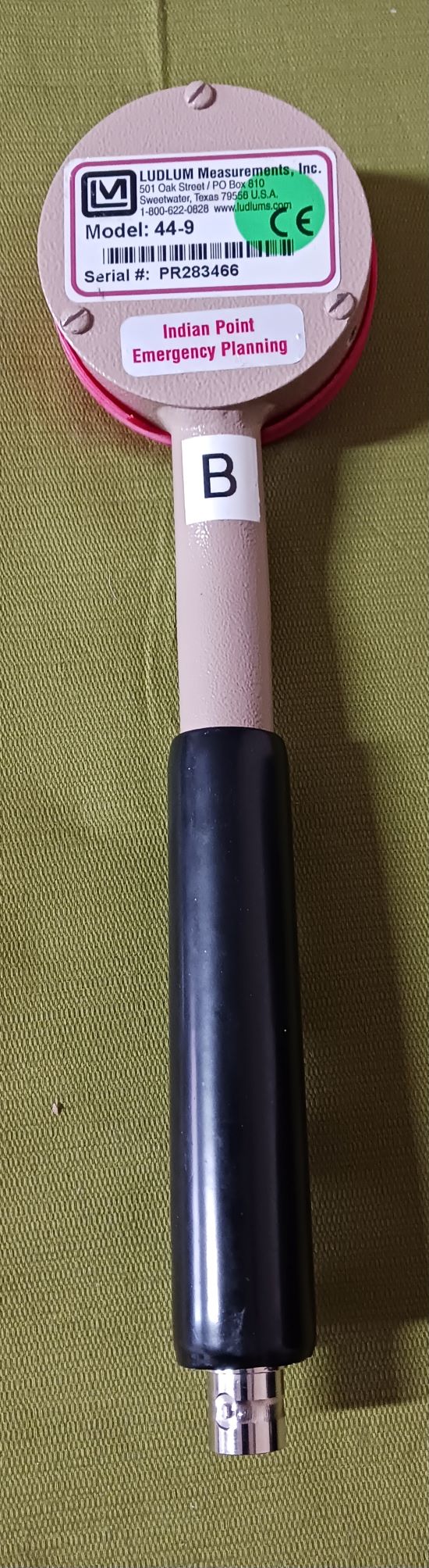 Ludlum Model 44-9 with "C" Connection - Like new condition