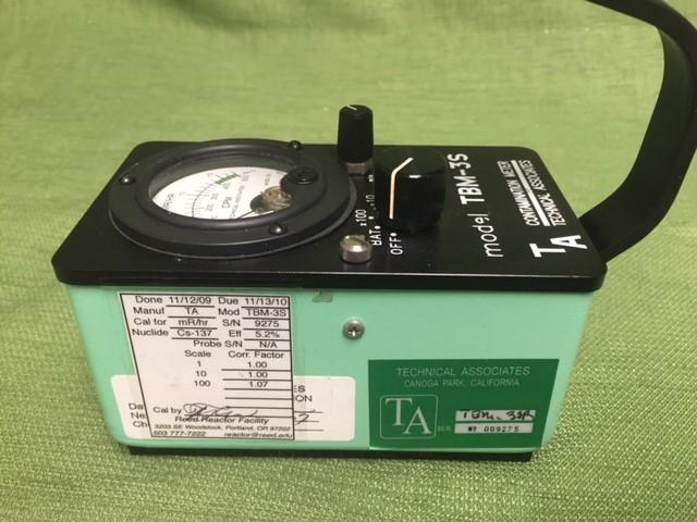 Technical Associates TBM-3S Radiation Detector