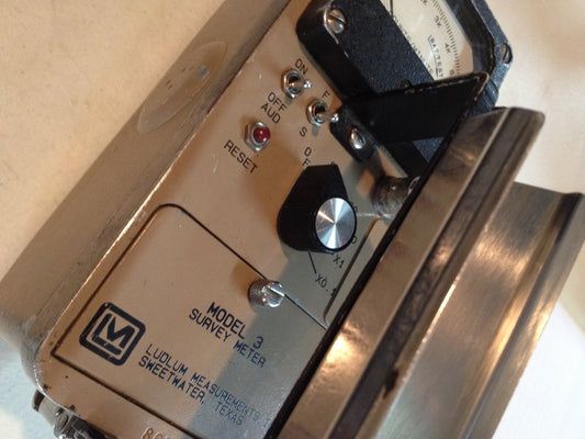 Ludlum Model 3 with "Pancake" style GM probe and cable Combo - Refurbished
