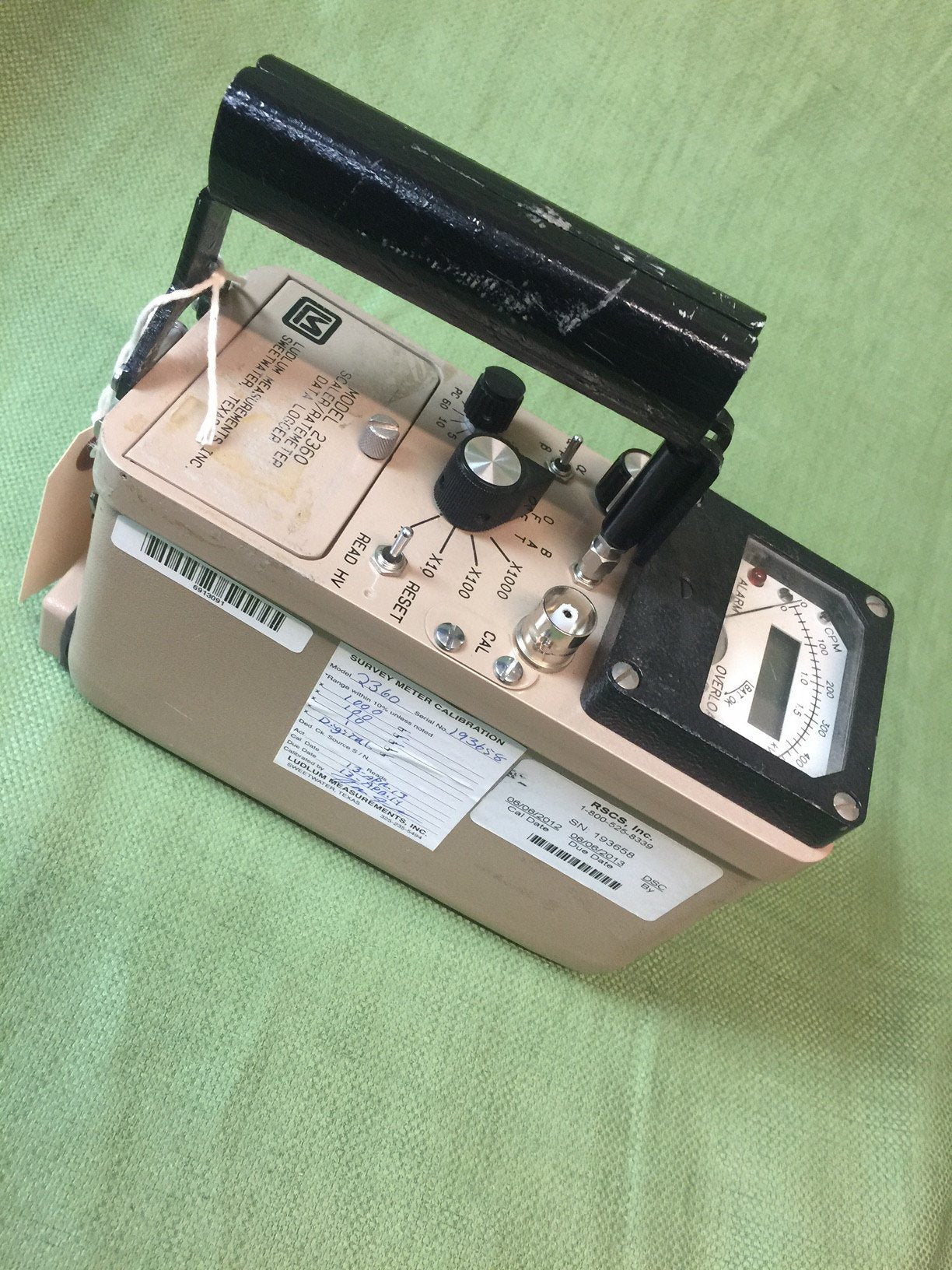 Ludlum Model 2360 General Purpose Ratemeter, Alpha, Beta, Data Logger