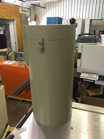 8" x 20" steel lined lead shield for 3" diameter or smaller gamma spectroscopy detectors