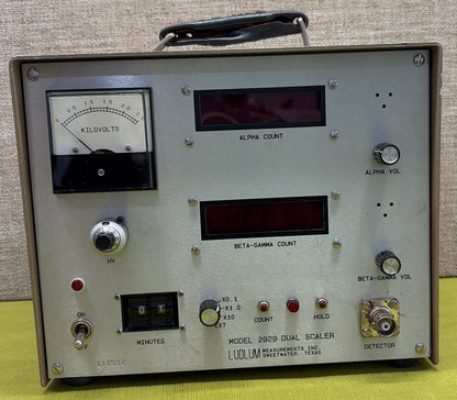 Ludlum Model 2929 Digital Dual Channel Scaler - Meter only -