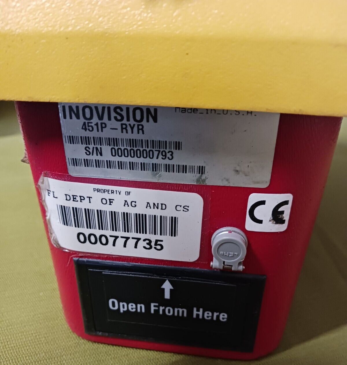 Inovision Pressurized uR Ion Chamber Survey Meter 451P-RYR ...