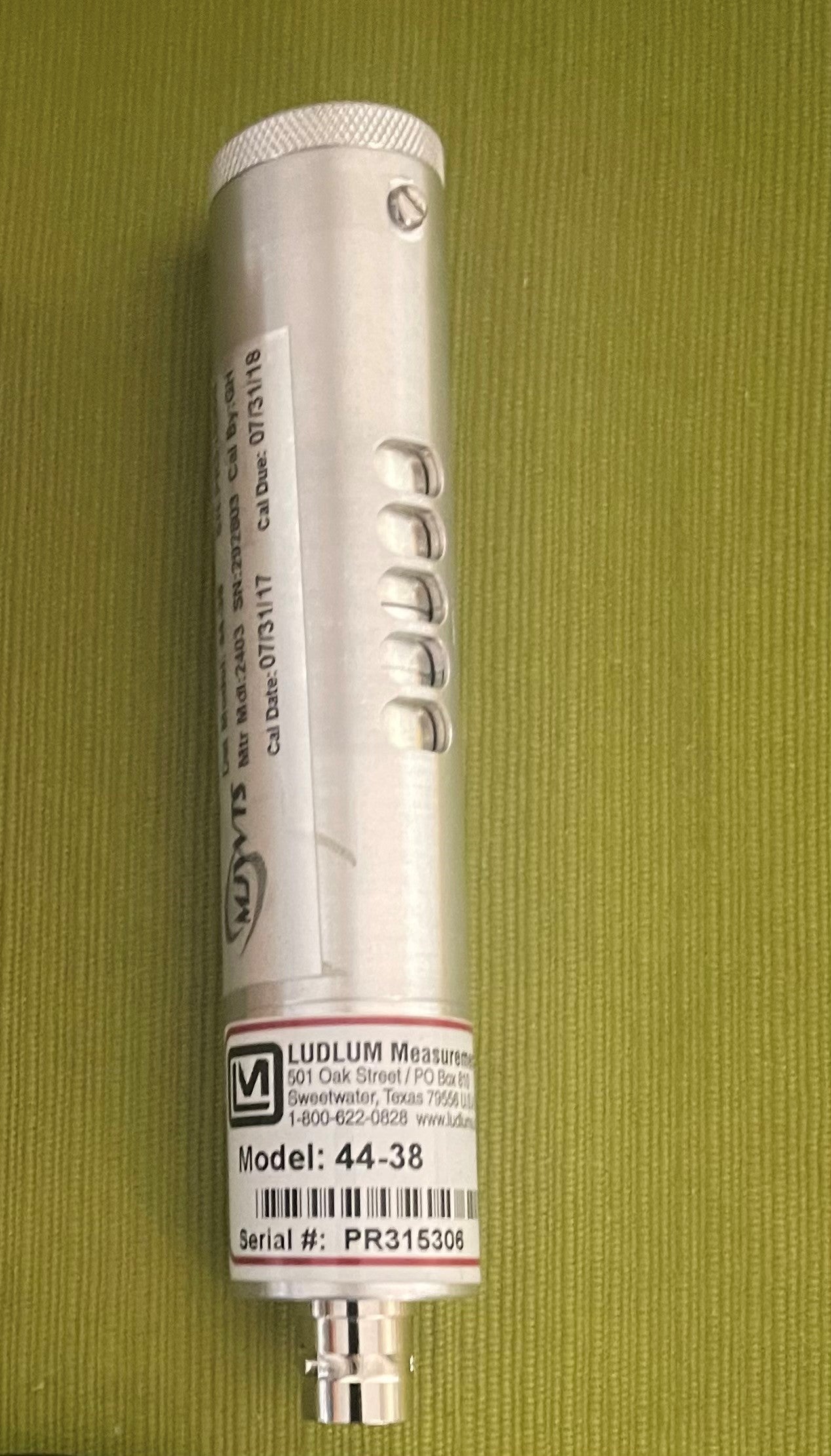 Ludlum 44-38 Energy Compensated GM Detector (Like New Condition)