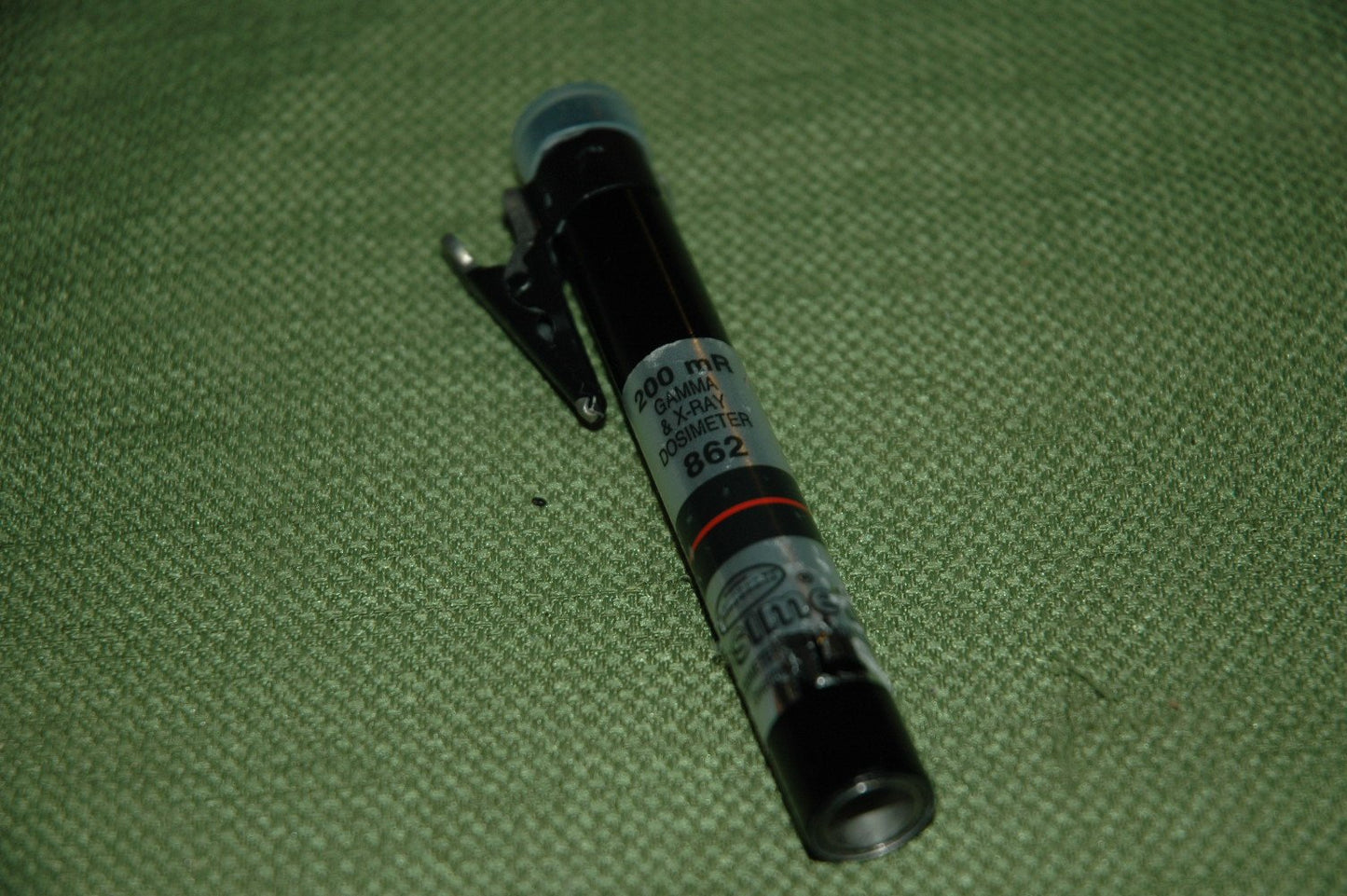 Dosimeter Corporation Model 862 0-200 mR pocket dosimeter