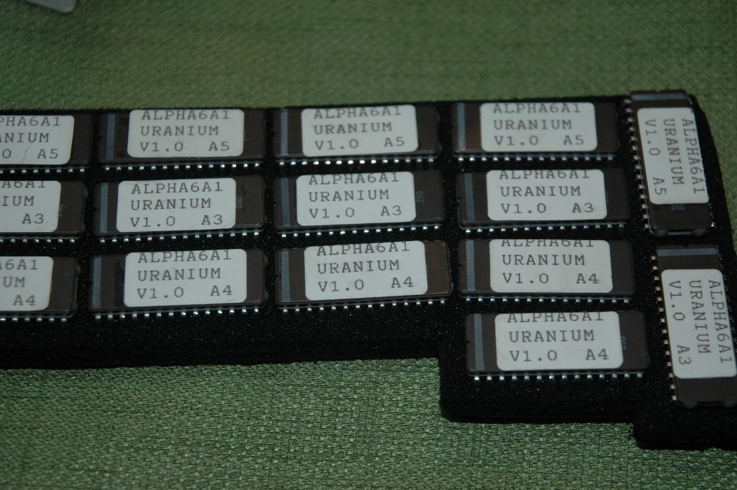 Eberline Alpha 6A E-Proms for Alpha CAM Uranium Monitoring V1.0
