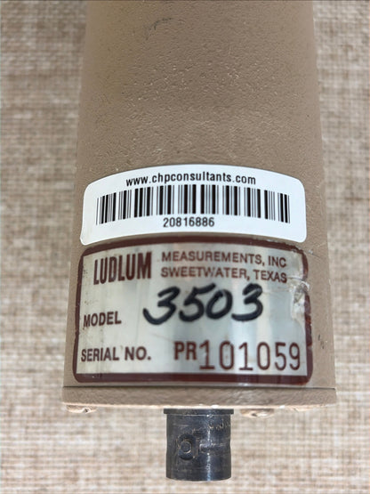Shielded Ludlum NaI 44-series Detector used for Portal Monitors-Tested Working