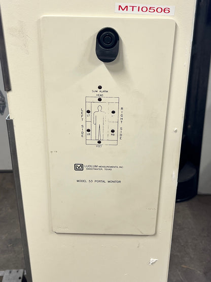 Ludlum Model 53 Portal Monitor (pre 2010 model)