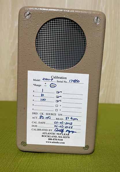 Ludlum Model 2401-P Pancake GM Pocket-Size Survey Meter (Like New Condition)