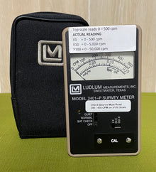 Ludlum Model 2401-P Pancake GM Pocket-Size Survey Meter (Like New Condition)