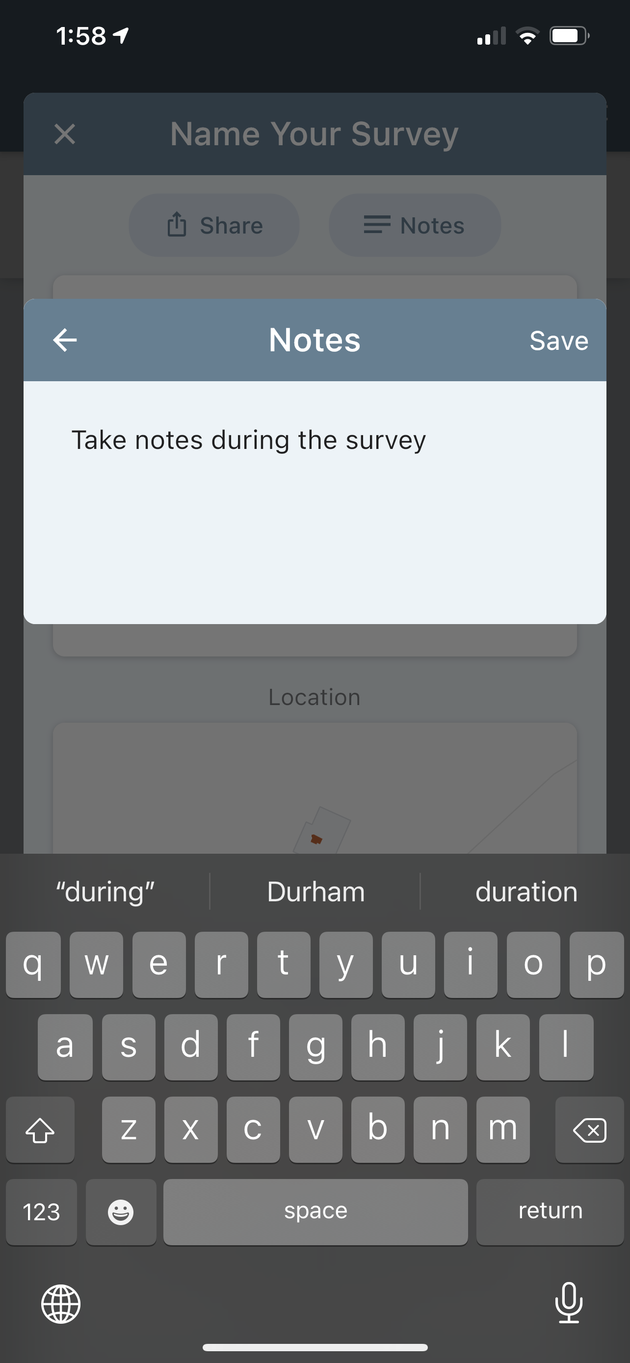 Counts.Pro in survey notes