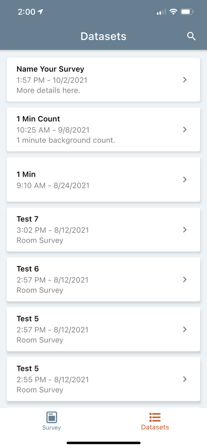 Counts.Pro data stored on IOS Device