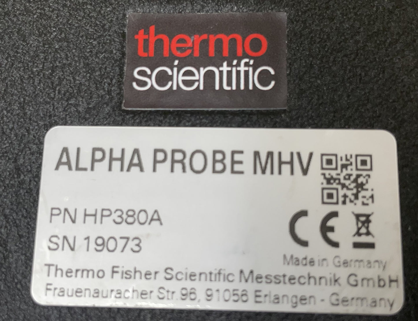 Thermo Scientific HP380A 100 cm^2 Alpha Scintillation probe - USED