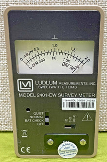 Ludlum Measurements Model 2401-EW Survey Meter