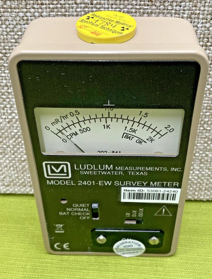 Ludlum Measurements Model 2401-EW Survey Meter