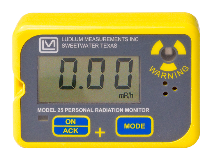 Ludlum Model 25 Series Personal Radiation Monitor