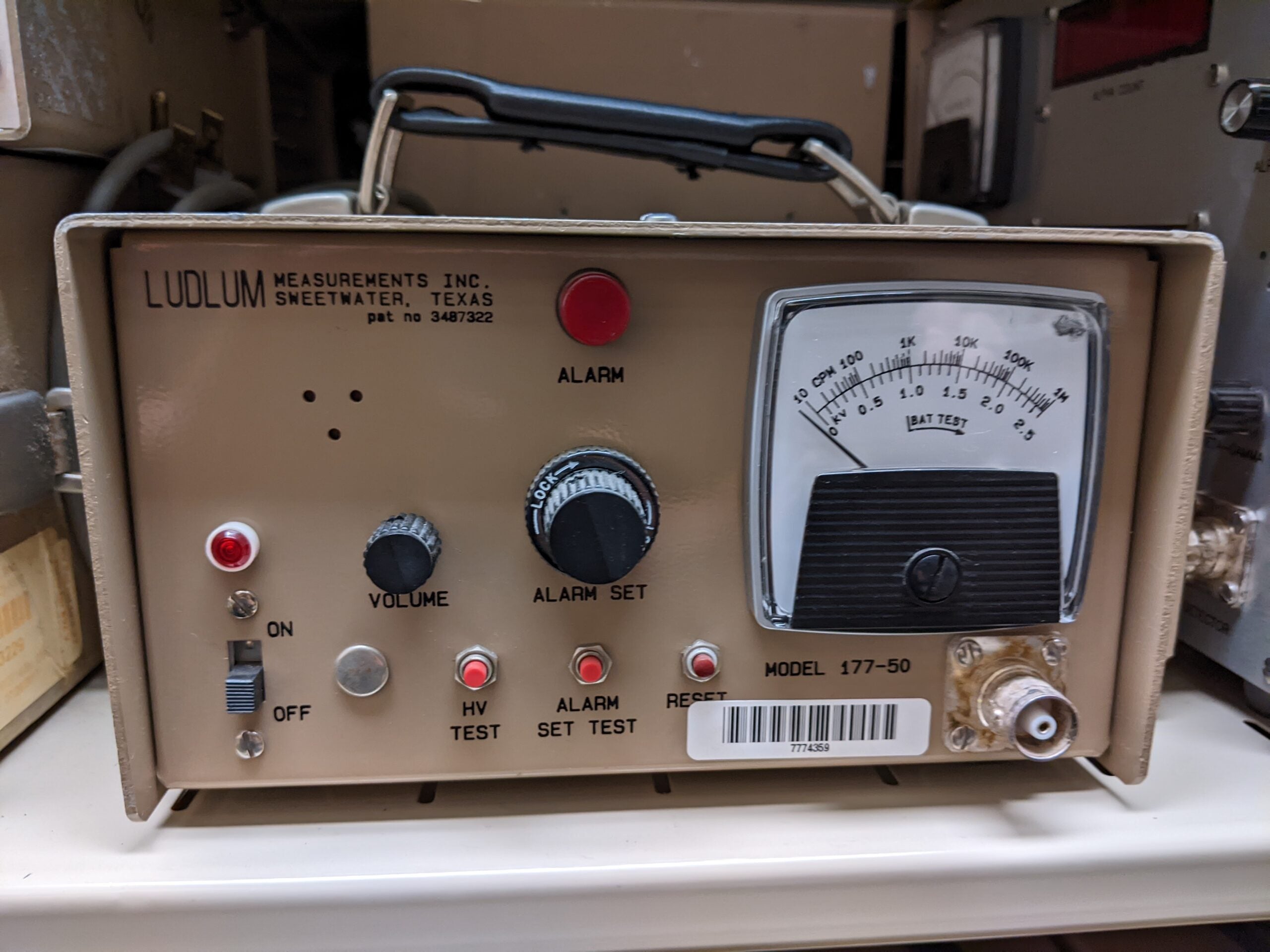 Benchtop Counter Ludlum Model 177-50 Benchtop Counter | Ludlum – CHPConsultants