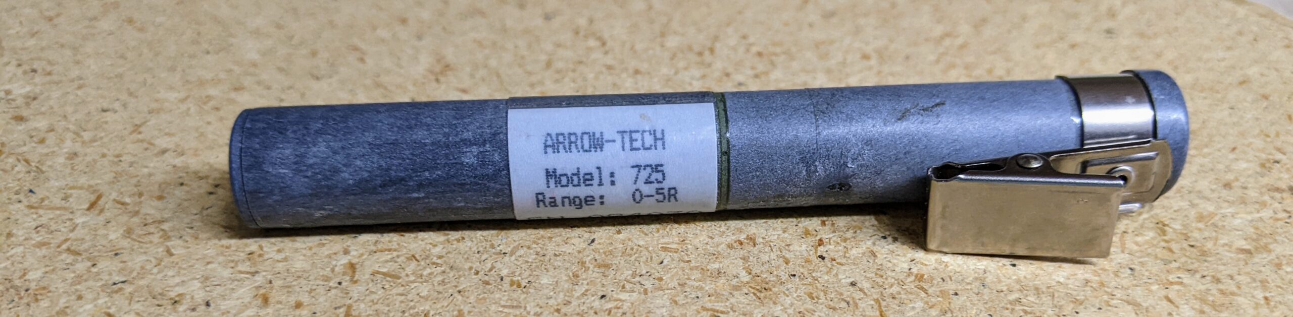 Arrow-tech Model 725- 0-5R X-ray and Gamma pocket dosimeter- lot of 5