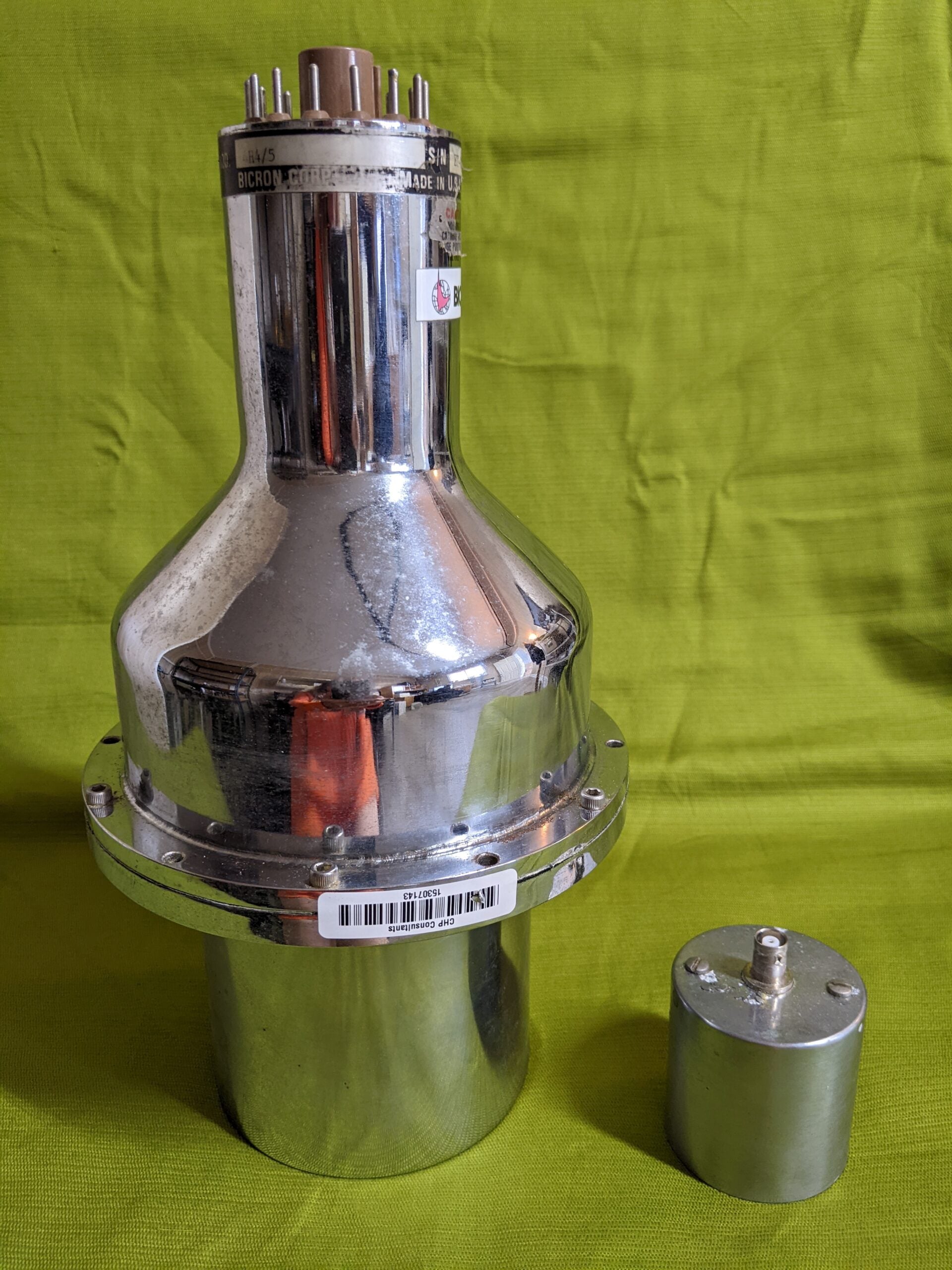 Bicron 4H4/5 NaI(Tl) Sodium Iodide Gamma Scintillator detector probe