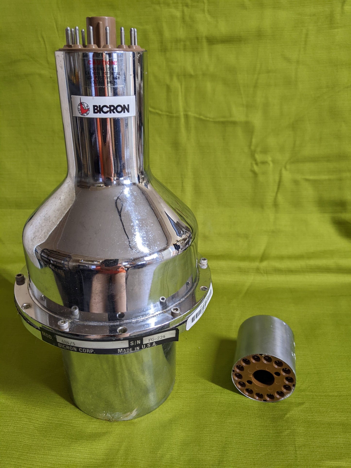 Bicron 4H4/5 NaI(Tl) Sodium Iodide Gamma Scintillator detector probe